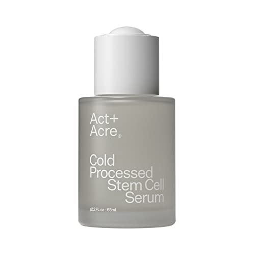 ACT+ ACRE Cold Processed Stem Cell Scalp Serum - Promotes Thicker and Fuller-Looking Hair - Soothes and Hydrates the Scalp - Sulphate and Paraben Free - Aloe Vera for Improved Scalp Health.