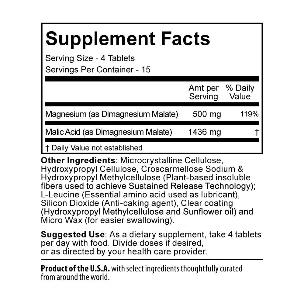 Jigsaw Health MAG SRT Magnesium Supplement (Mag SRT B-Free, 60 Count)